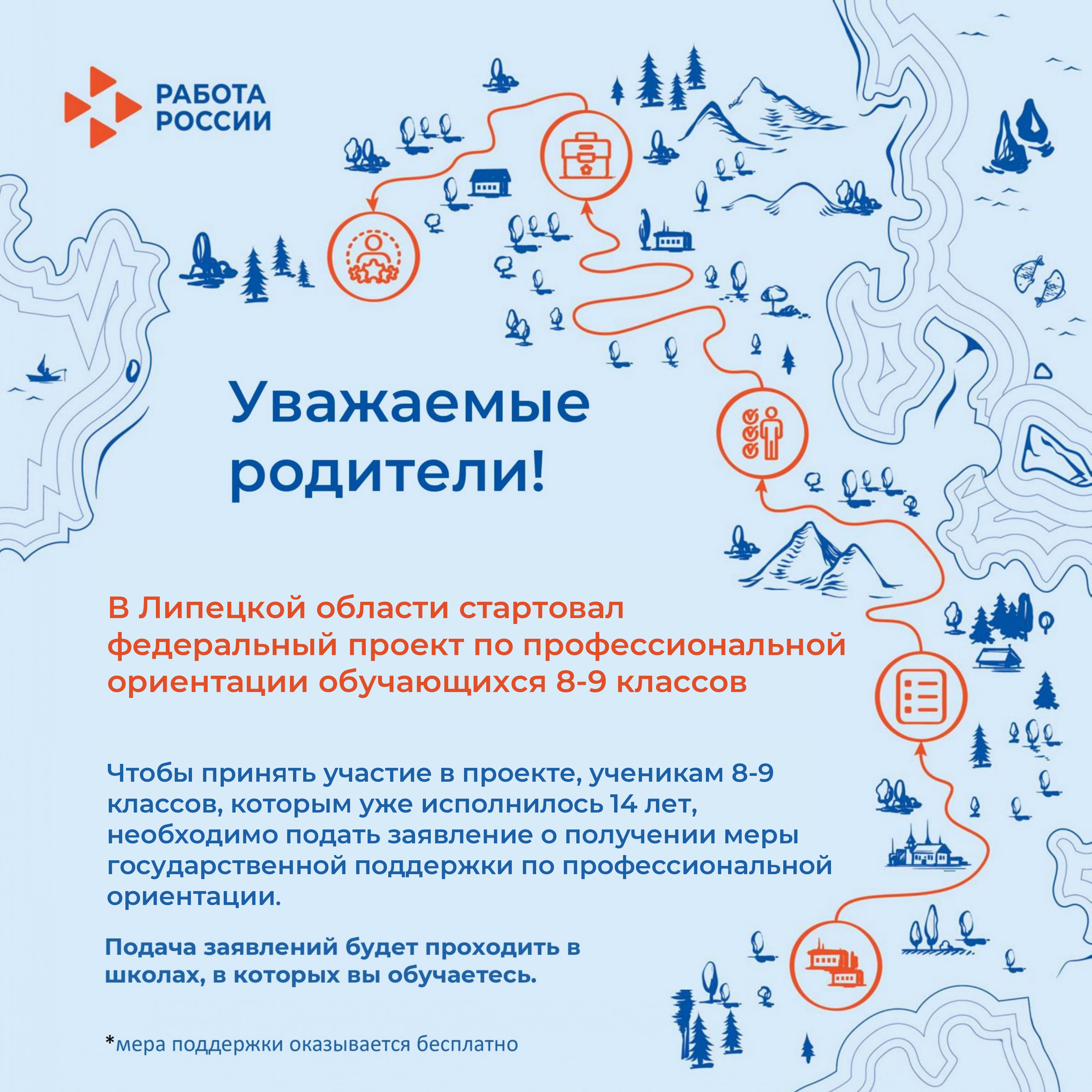 Работа в России.